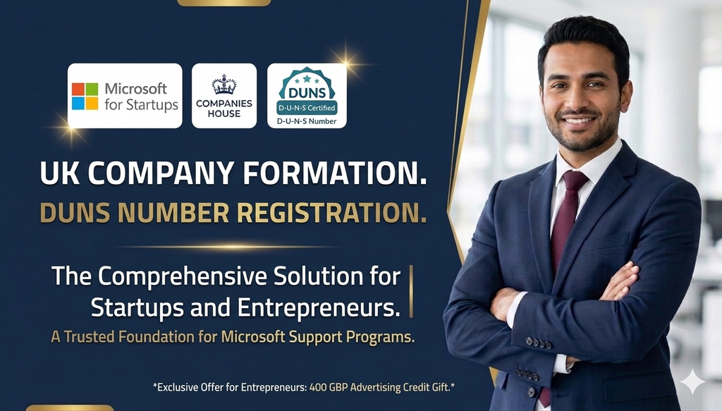 UK Company Formation + DUNS Number + App Publishing Support for Developers